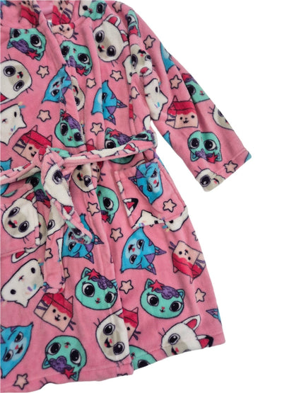 GEORGE Tüdrukute hommikumantel kassid