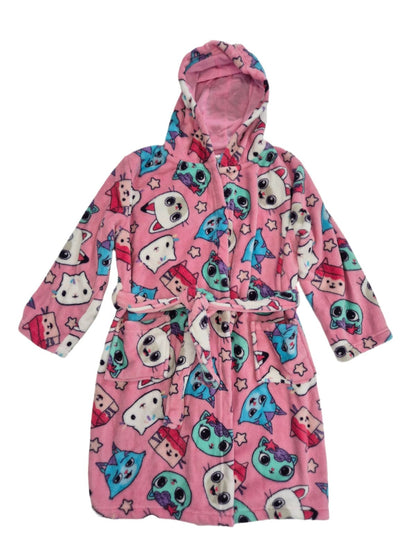 GEORGE Tüdrukute hommikumantel kassid