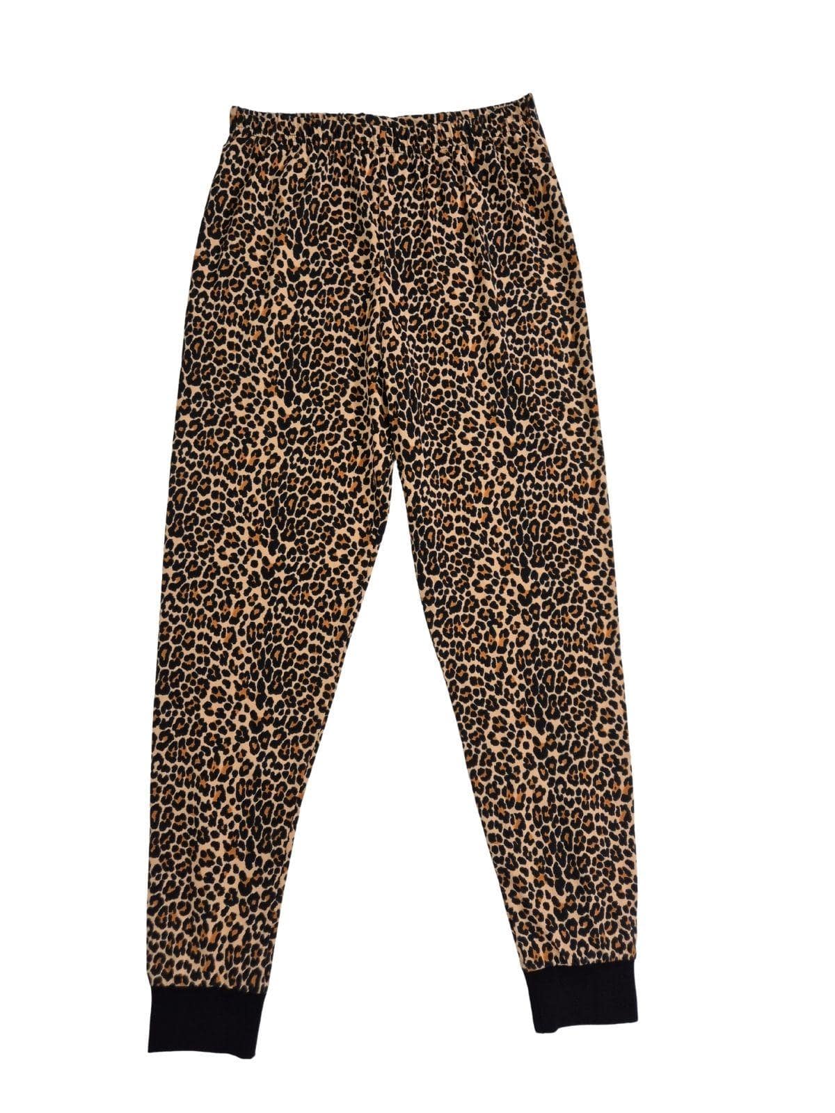 GEORGE Tüdrukute pidžaama must leopard