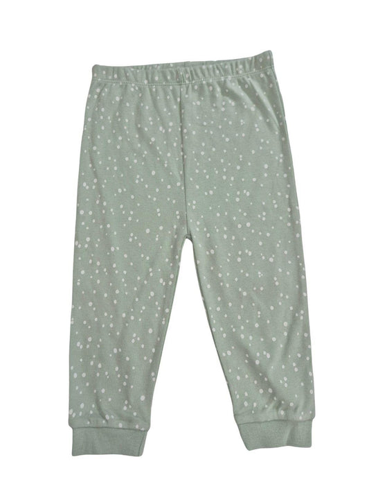 GEORGE Tüdrukute rohelised täppidega püksid