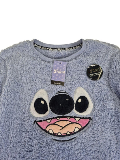 GEORGE Tüdrukute sinine fliis Stitch