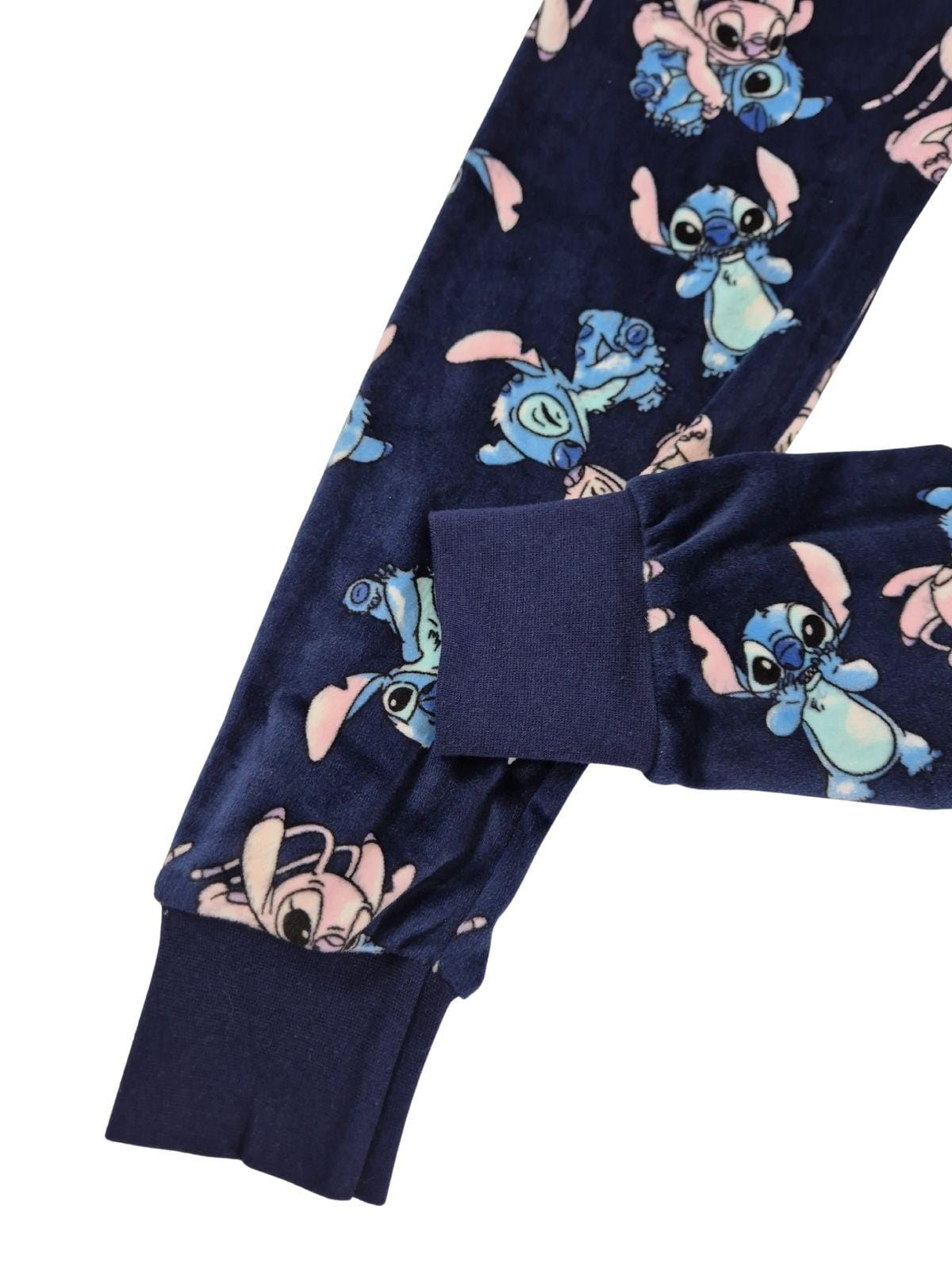 GEORGE Tüdrukute sinised stretš samet püksid Stitch