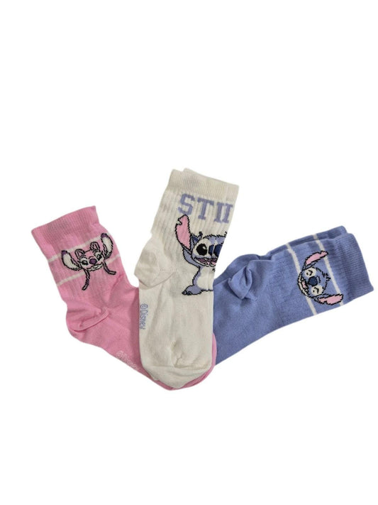 GEORGE Tüdrukute sokid Stitch 3paari