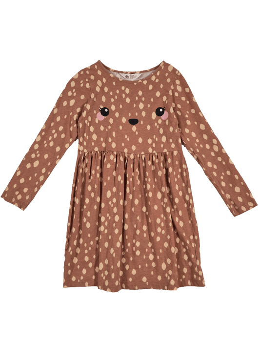H&M Tüdrukute pruun kleit