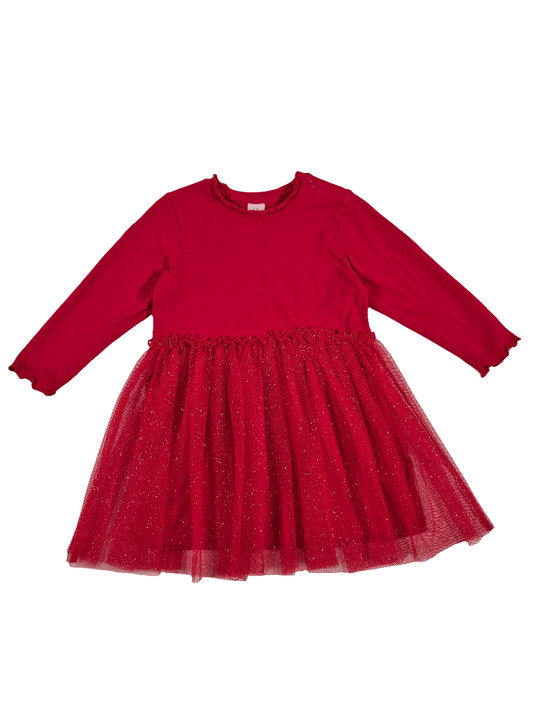 H&M Tüdrukute punane tüllkleit
