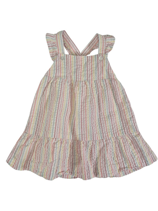 JOHN LEWIS Tüdrukute roosa triibuline kleit