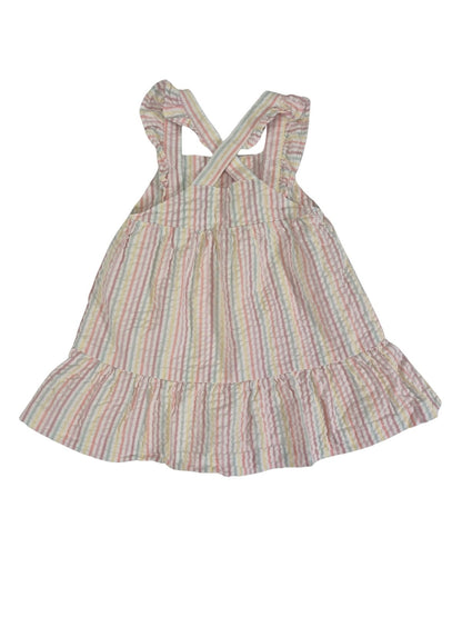 JOHN LEWIS Tüdrukute roosa triibuline kleit