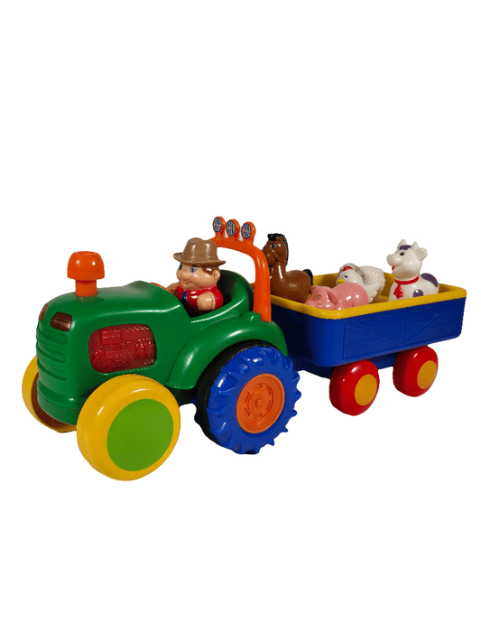 KIDDIELAND Traktor loomadega mängib muusikat ja sõidab ise