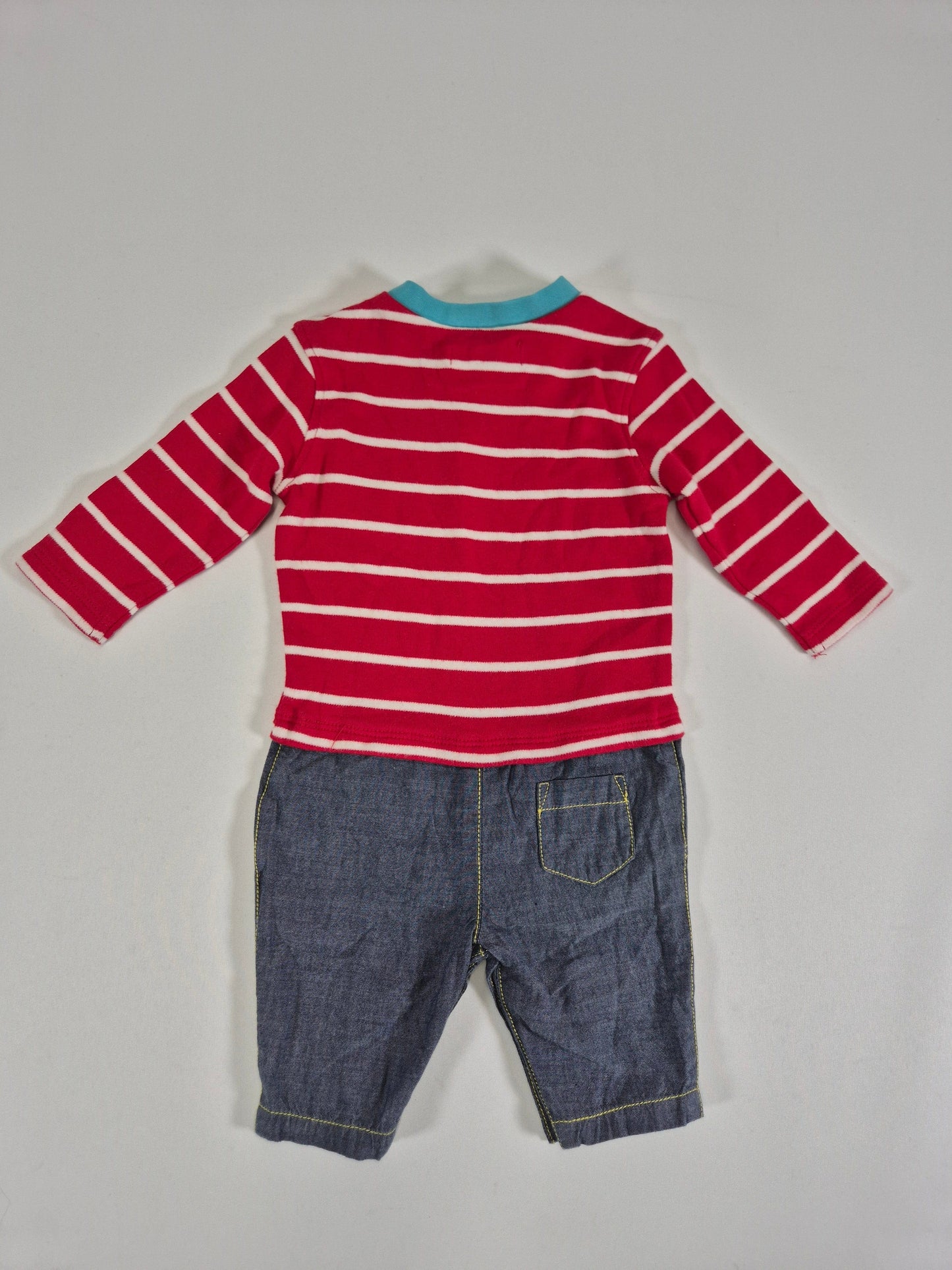 LADYBIRD Poiste punane/ sinine koeraga romper