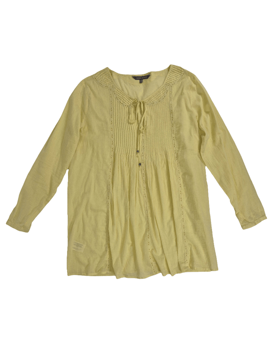 LAURA ASHLEY Naiste kollane pluus
