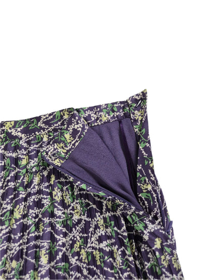 M&S Naiste lilleline plisseeritud seelik