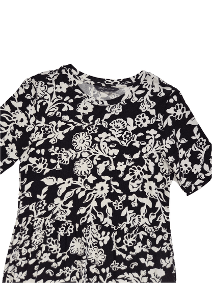 M&S Naiste must lilleline kleit