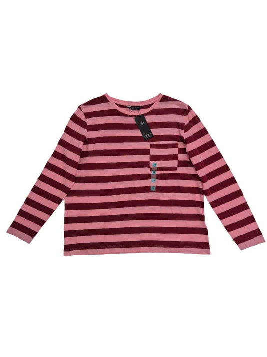 M&S Naiste roosa triibuline pluus