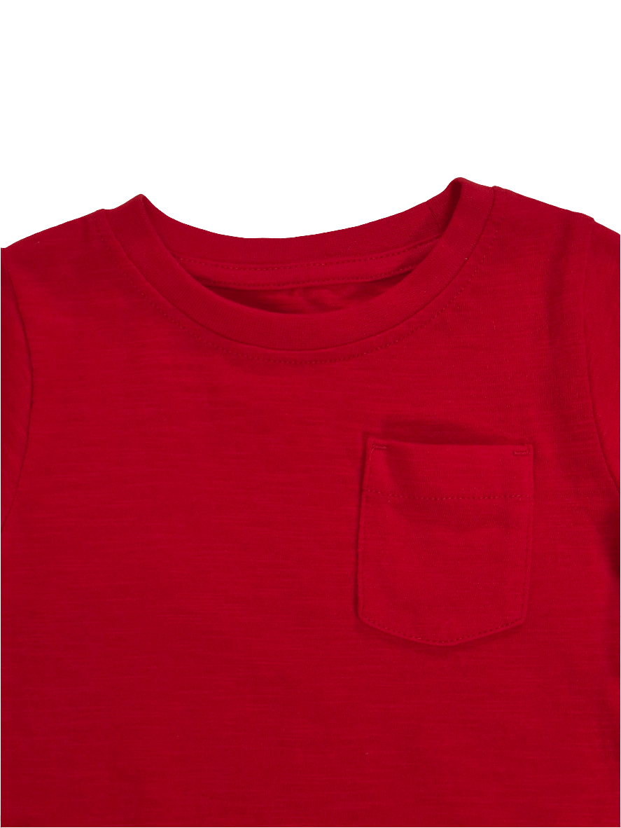 M&S Poiste punane taskuga pluus