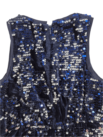 M&S Tüdrukute samet jumpsuit litritega