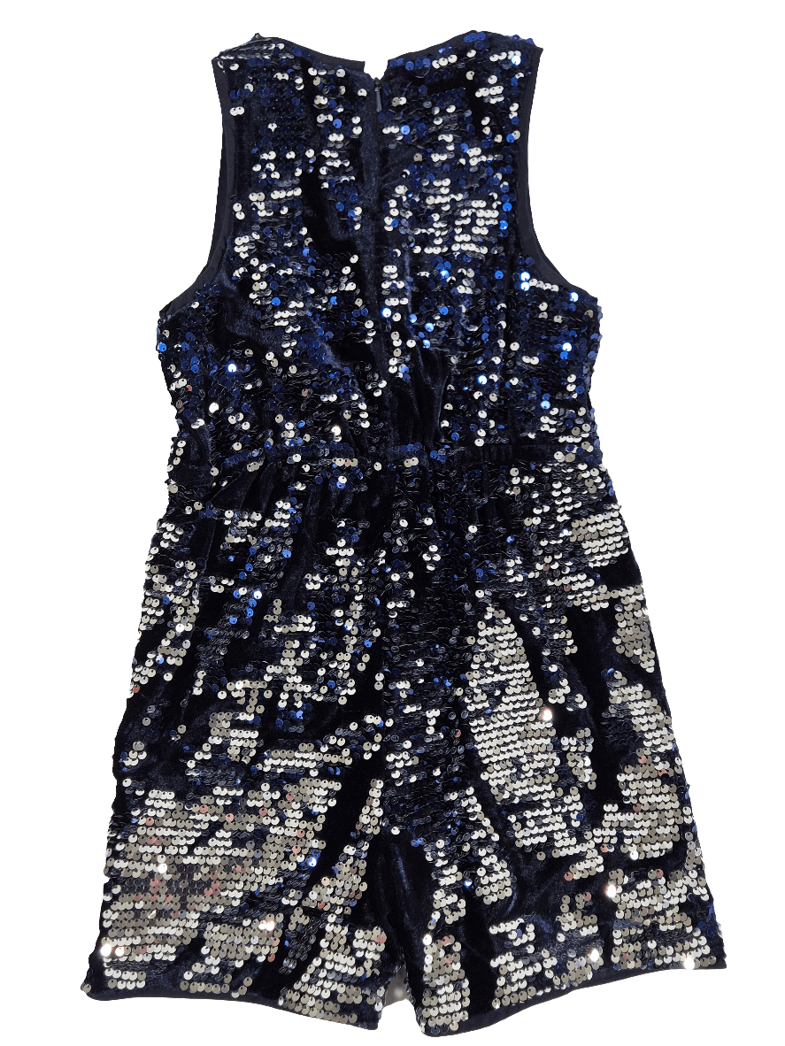M&S Tüdrukute samet jumpsuit litritega