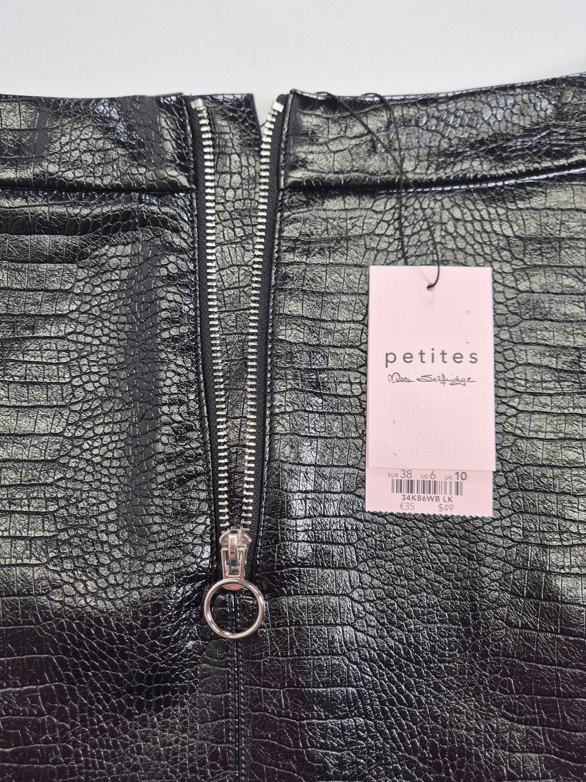 MISS SELFRIDGE Naiste kunstnahast must seelik