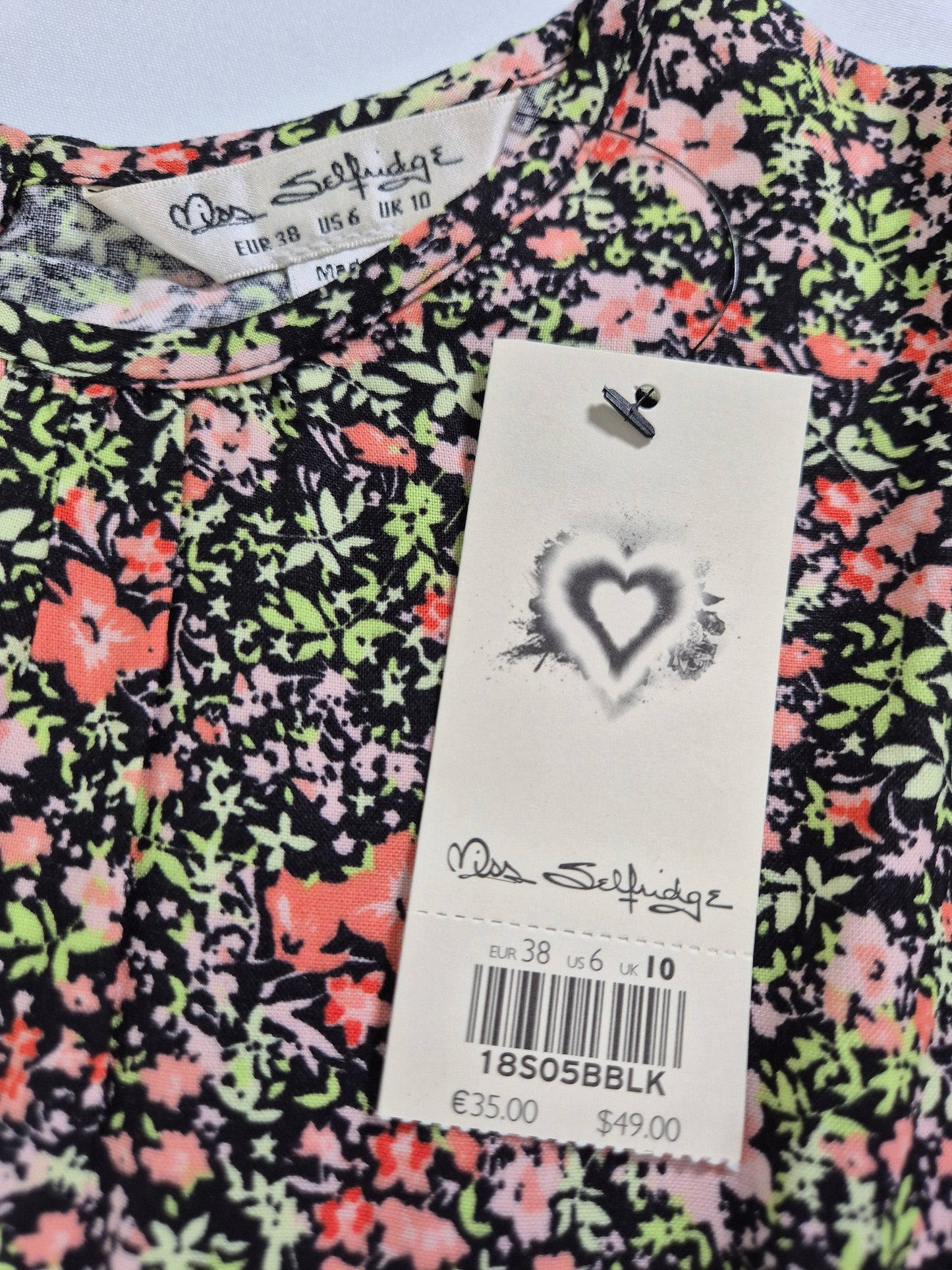 MISS SELFRIDGE Naiste lilleline kleit