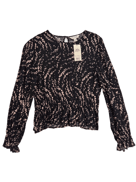 MISS SELFRIDGE Naiste must mustriga pluus