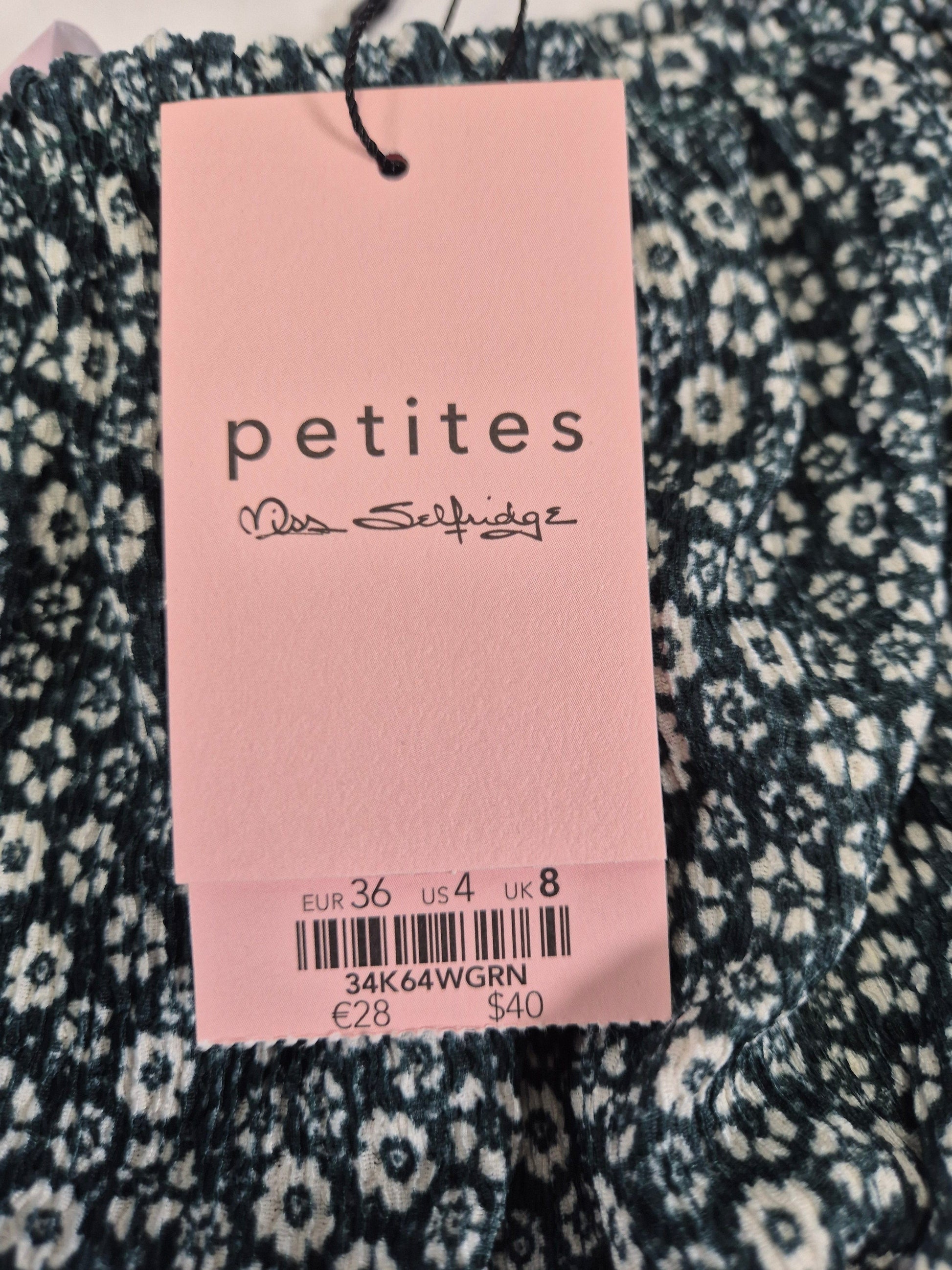MISS SELFRIDGE Naiste roheline lilleline pluus