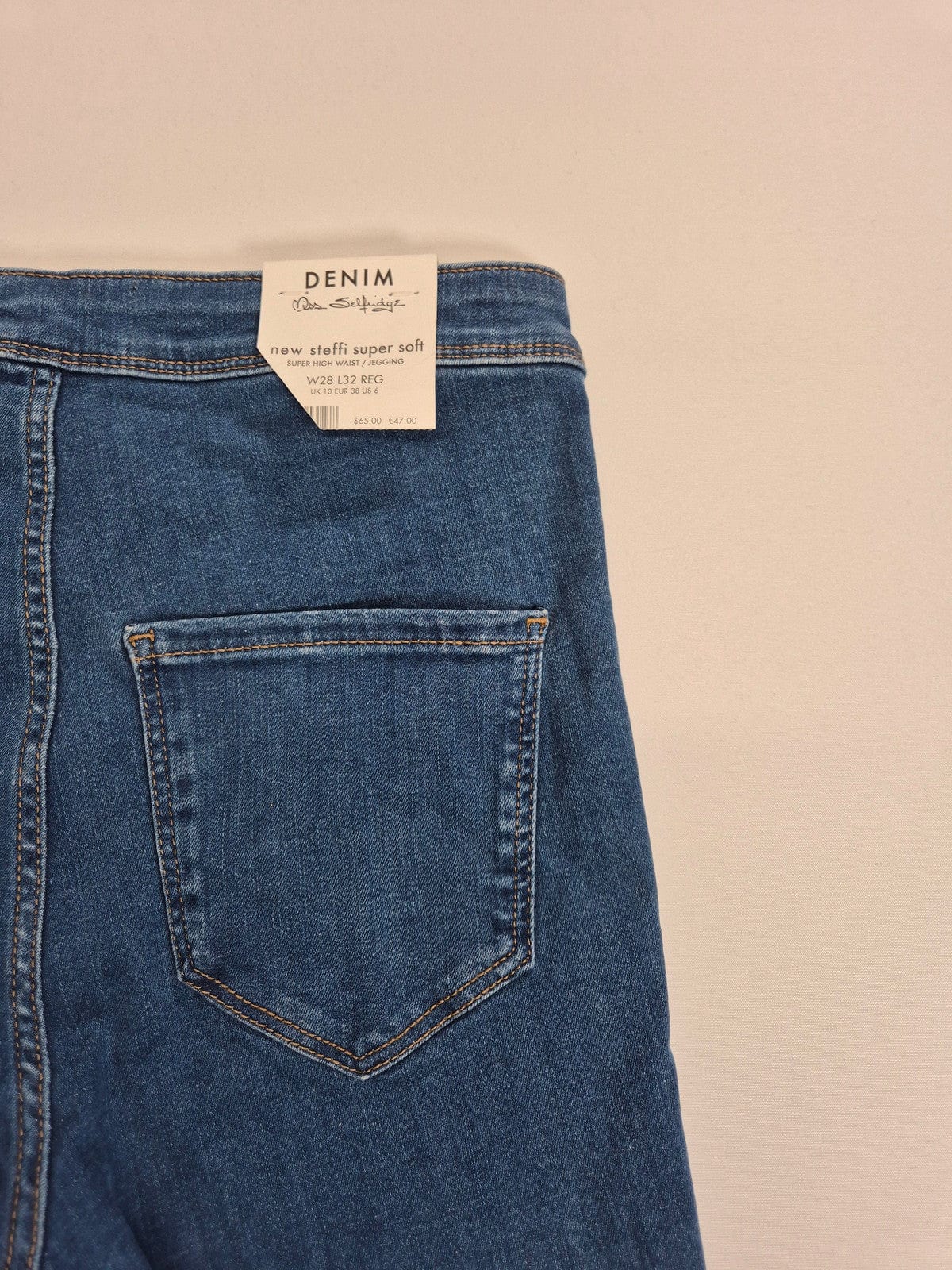 MISS SELFRIDGE Naiste sinised stretš teksad Steffi