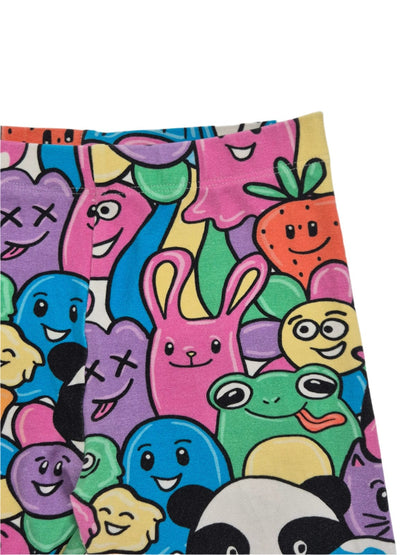 NEXT Tüdrukute loomadega lühikesed retuusid