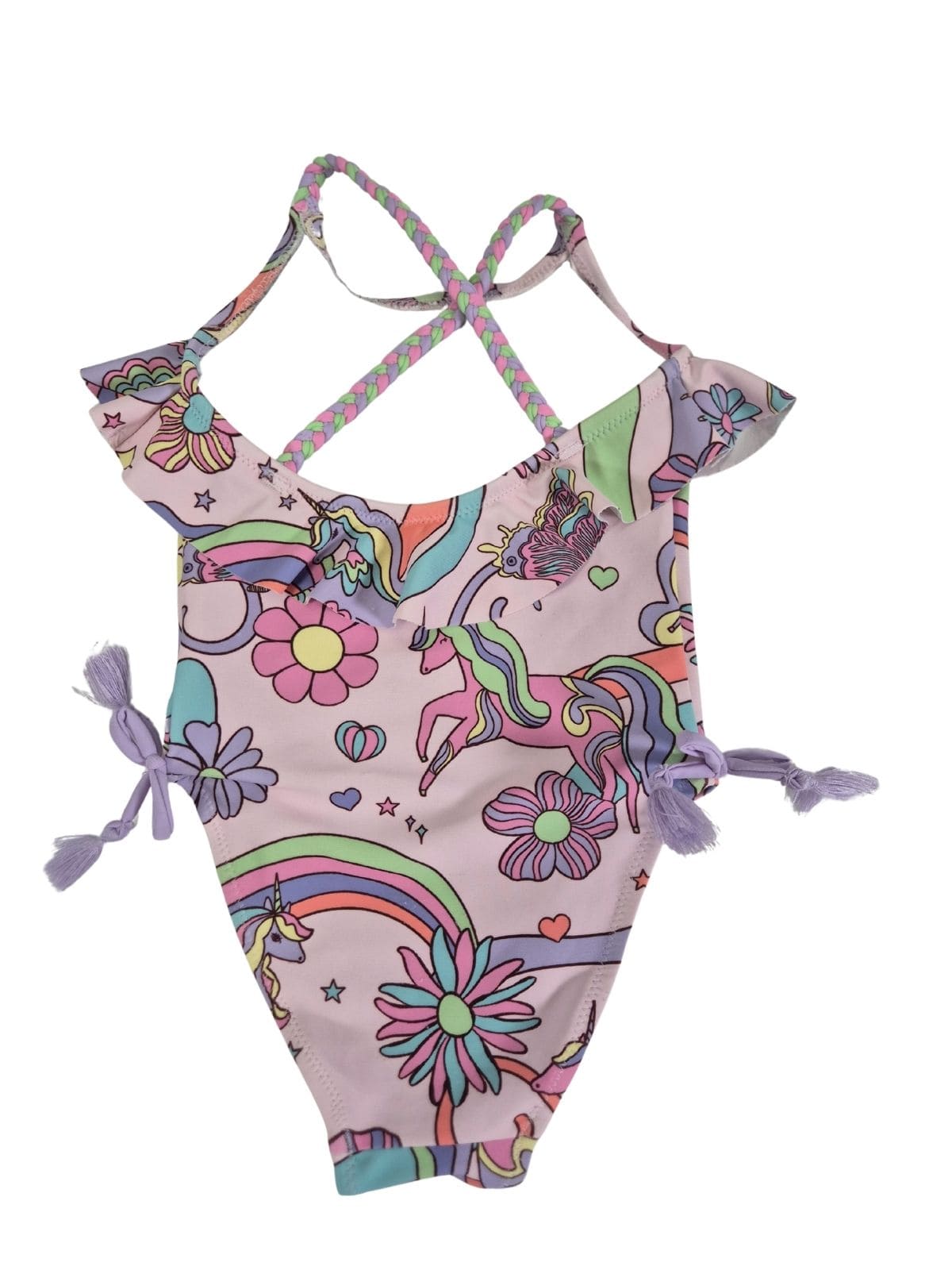 NEXT Tüdrukute roosa ükssarvikutega trikoo