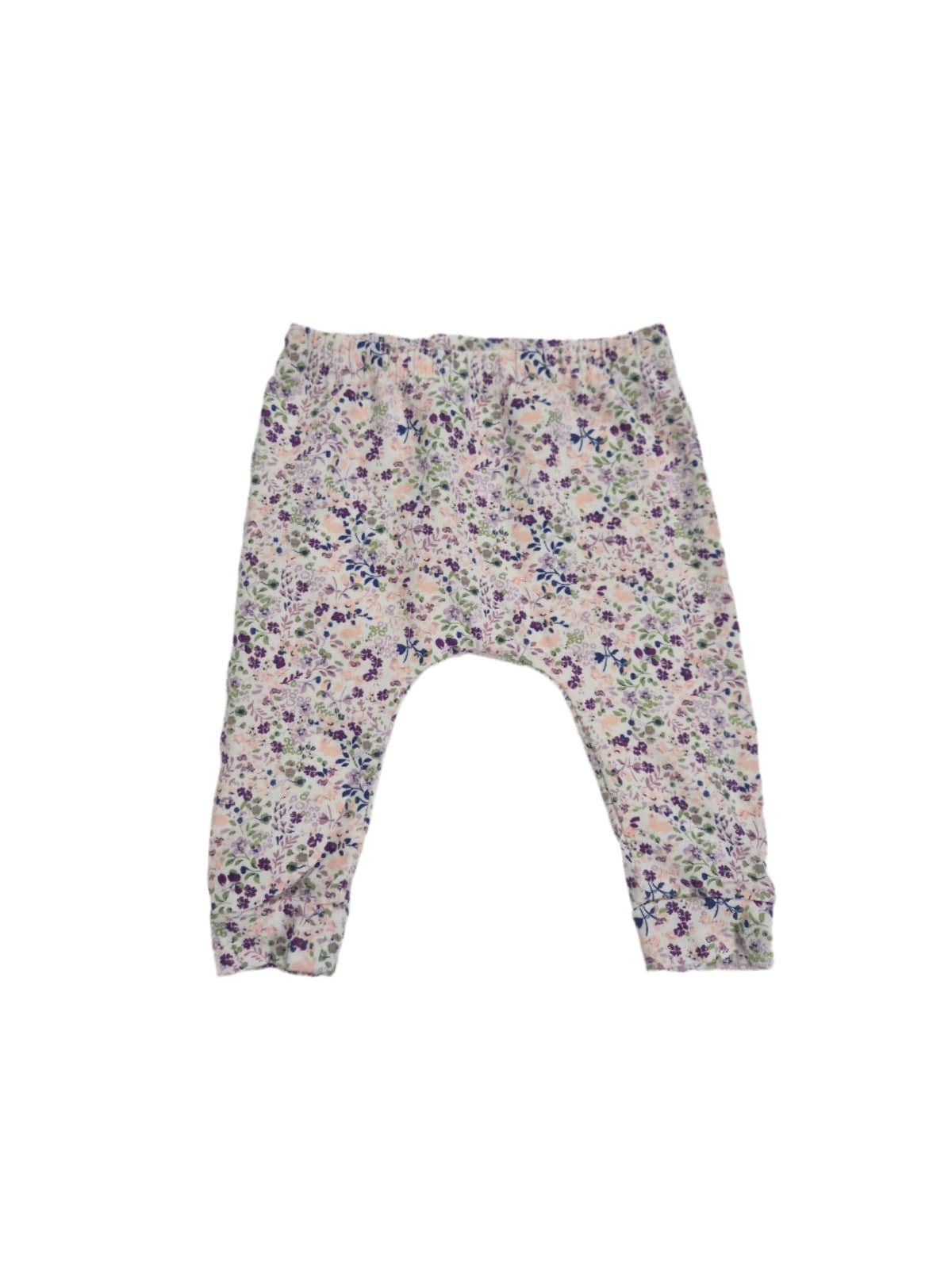 NEXT Tüdrukute valged lillelised retuusid