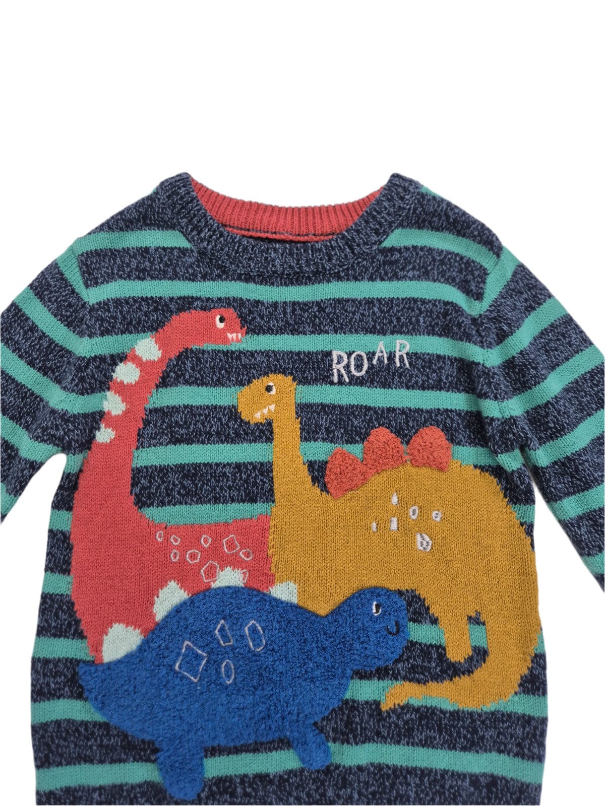 NUTMEG Poiste puuvillane dinosaurustega kampsun