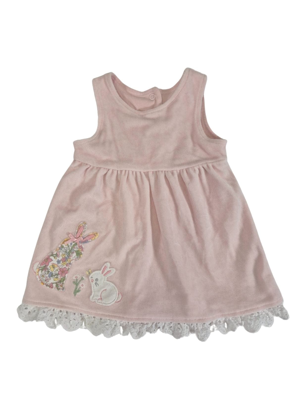 NUTMEG Tüdrukute roosa komplekt bodi+ kleit