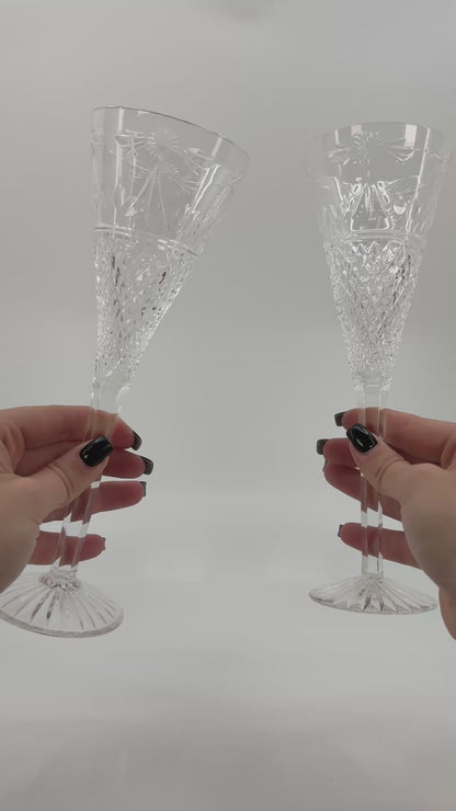 Kristallist šampanjapokaalid