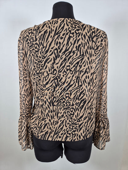 PRIMARK Naiste mustriga pluus