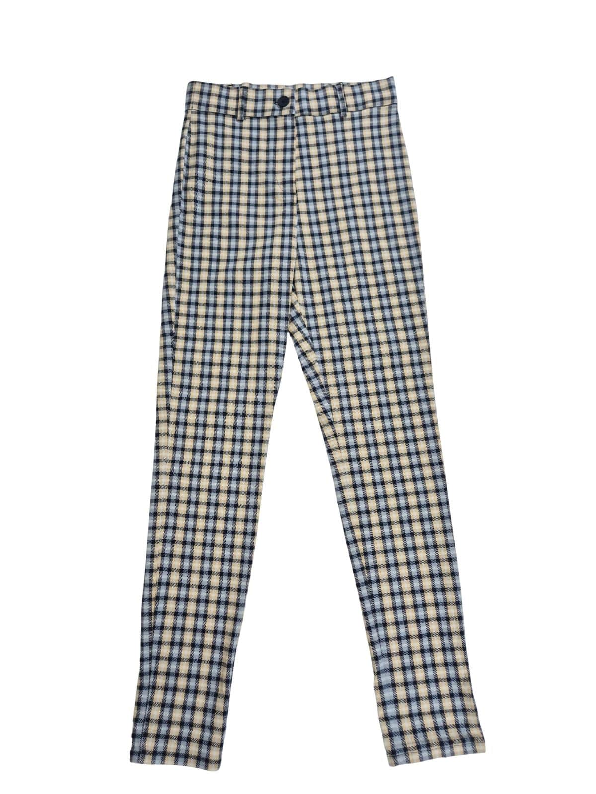 PRIMARK Naiste ruudulised stretš püksid