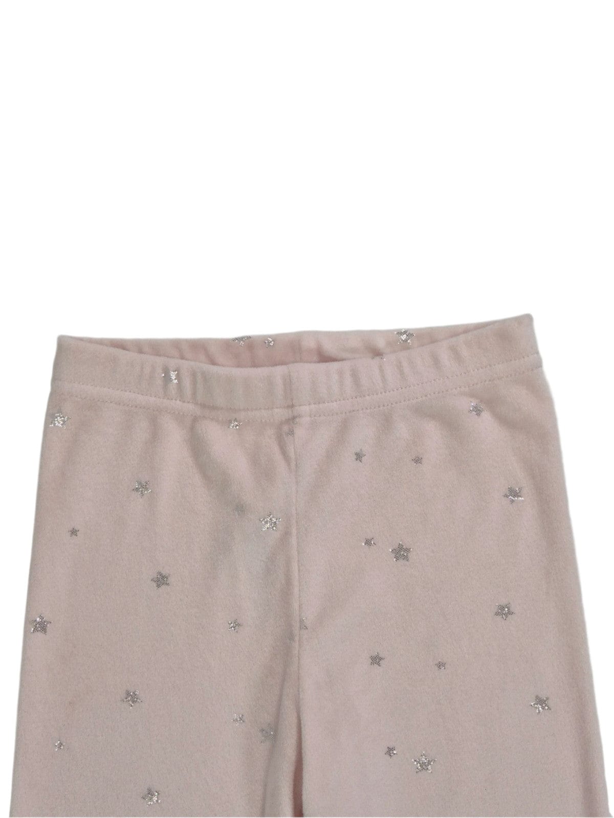 PRIMARK Tüdrukute heleroosad sametpüksid hõbetähtedega