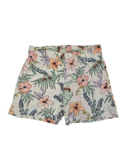 PRIMARK Tüdrukute valged lillelised lühikesed püksid