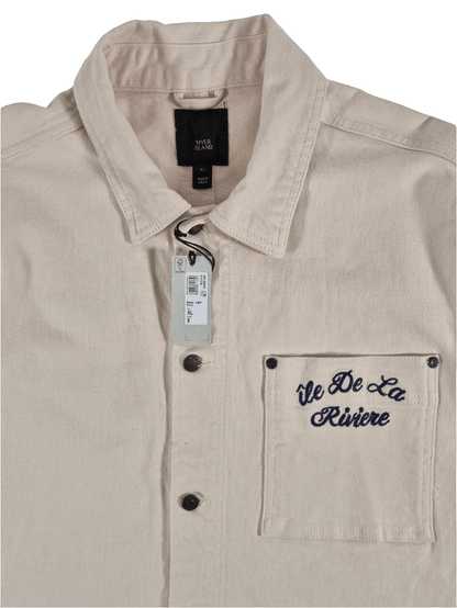 RIVER ISLAND Meeste beež teksatagi