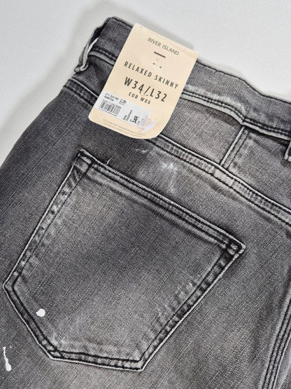 RIVER ISLAND Meeste hallid teksad