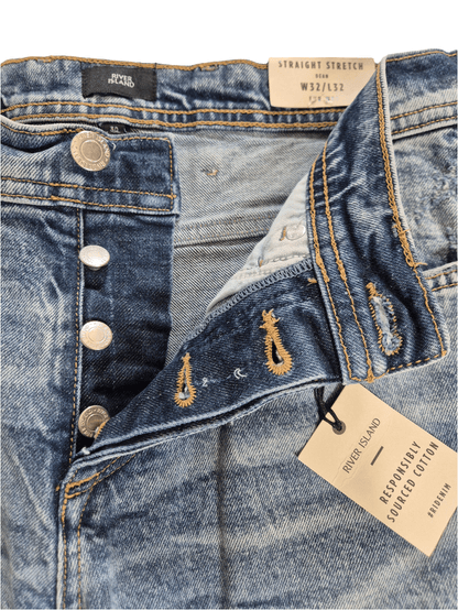 RIVER ISLAND Meeste lõhkised nööpidega teksad