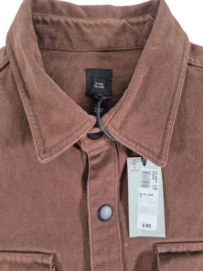 RIVER ISLAND Meeste trukkidega teksapluus