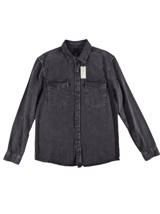RIVER ISLAND Meeste tumehall teksapluus