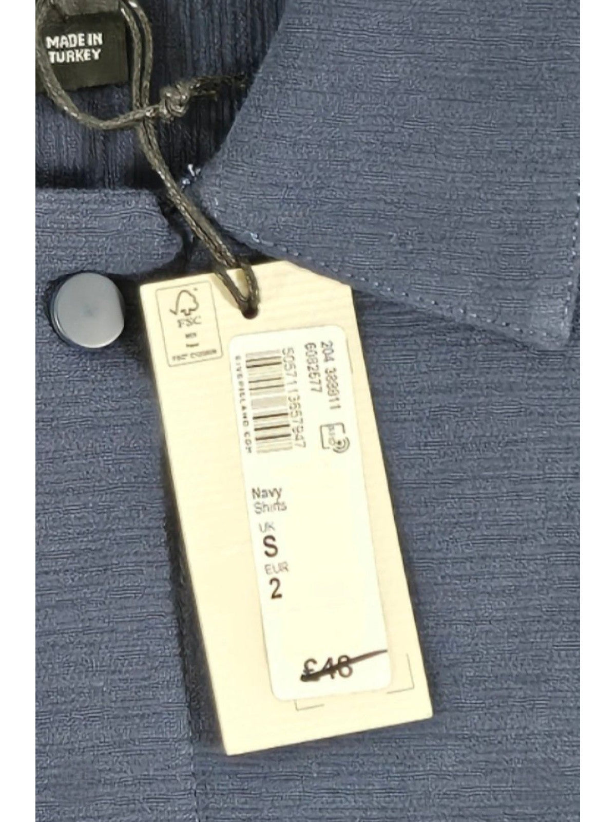 RIVER ISLAND Meeste tumesinine jakk