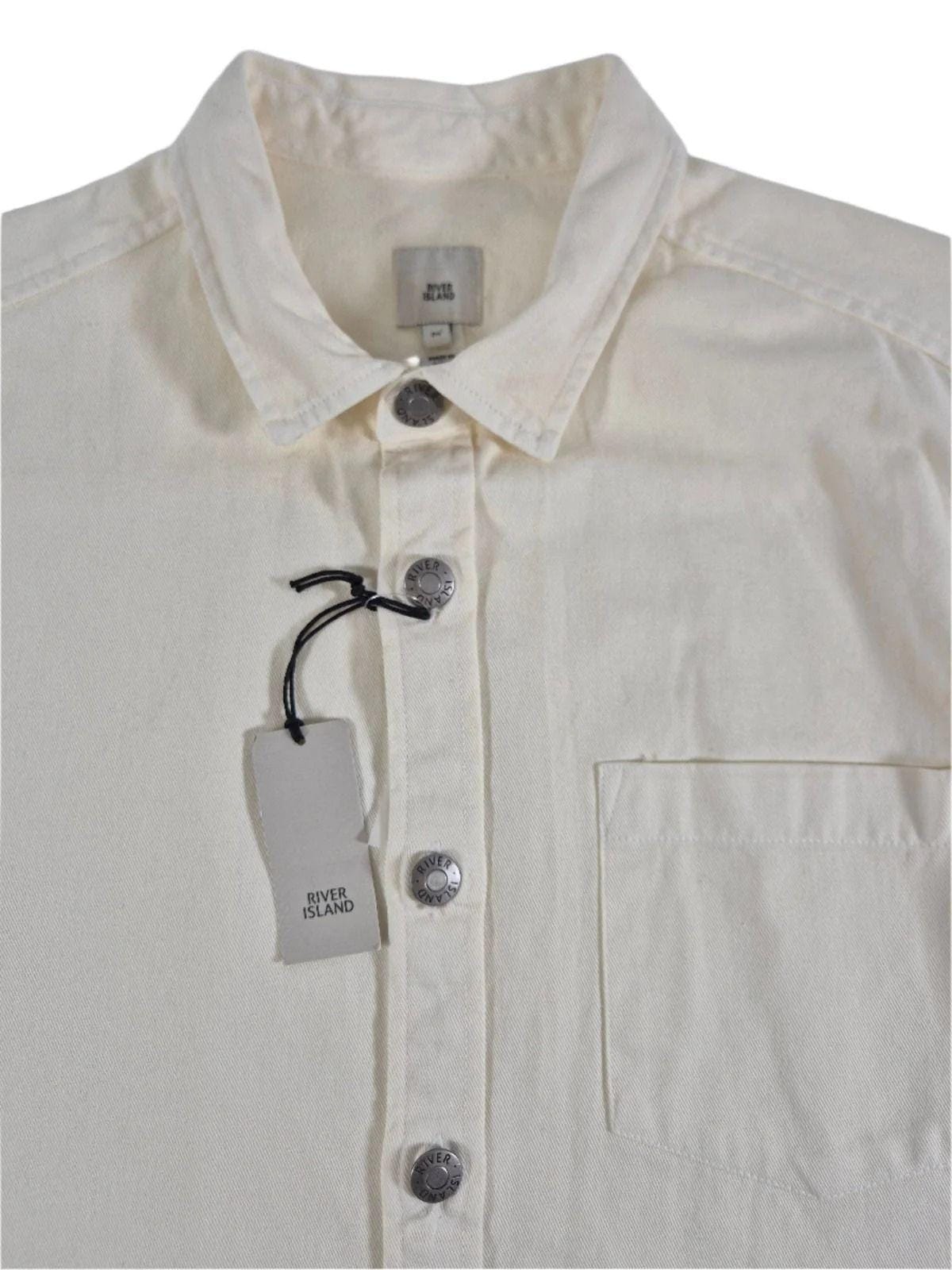RIVER ISLAND Meeste valge jakk