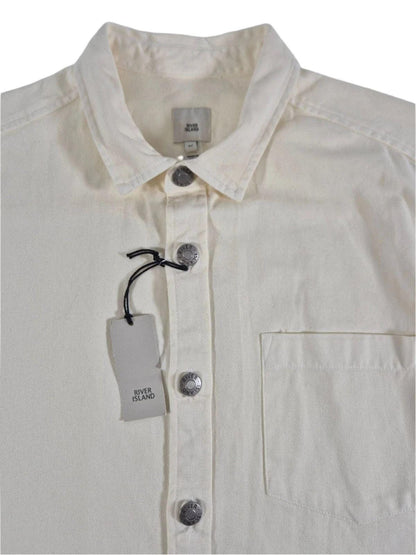 RIVER ISLAND Meeste valge jakk