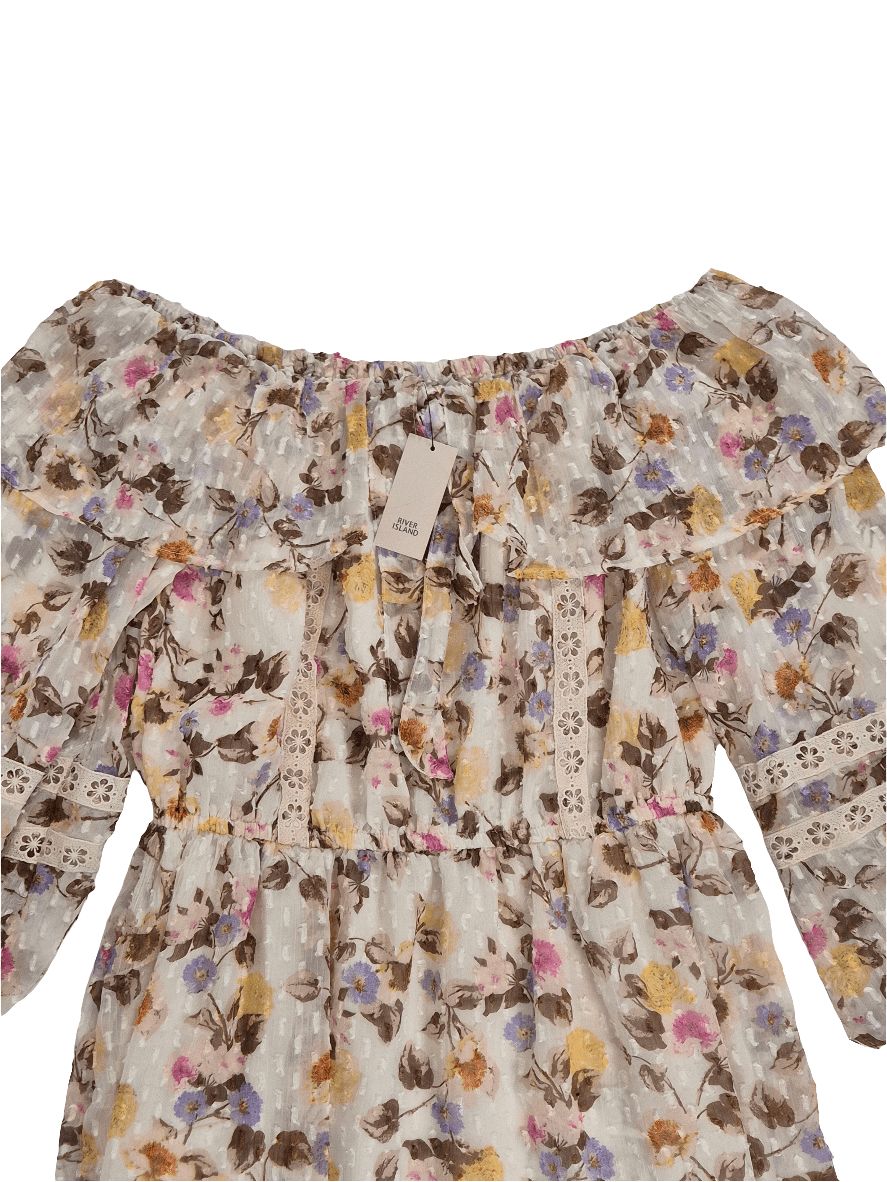 RIVER ISLAND Naiste hele lilleline kleit
