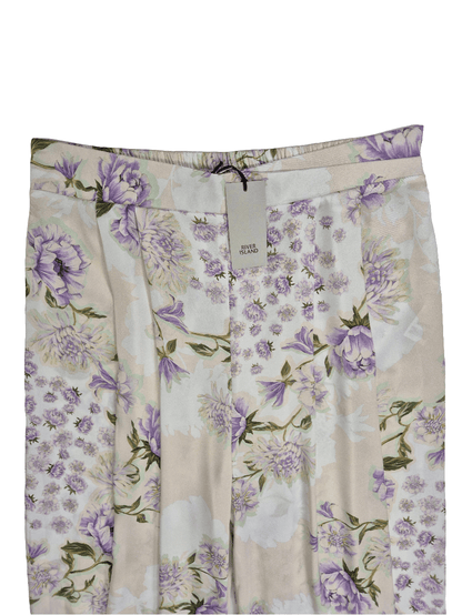 RIVER ISLAND Naiste heledad lillelised püksid