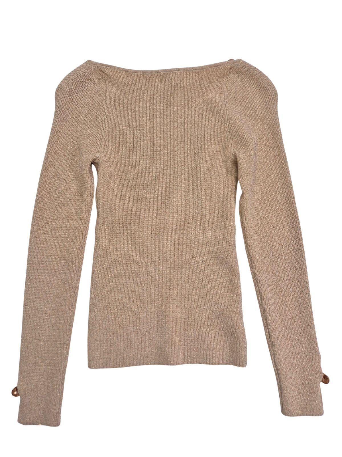 RIVER ISLAND Naiste kuldne sädelev kampsun