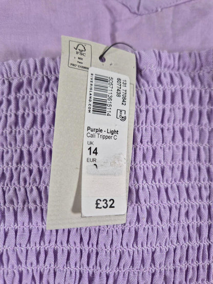 RIVER ISLAND Naiste lilla top
