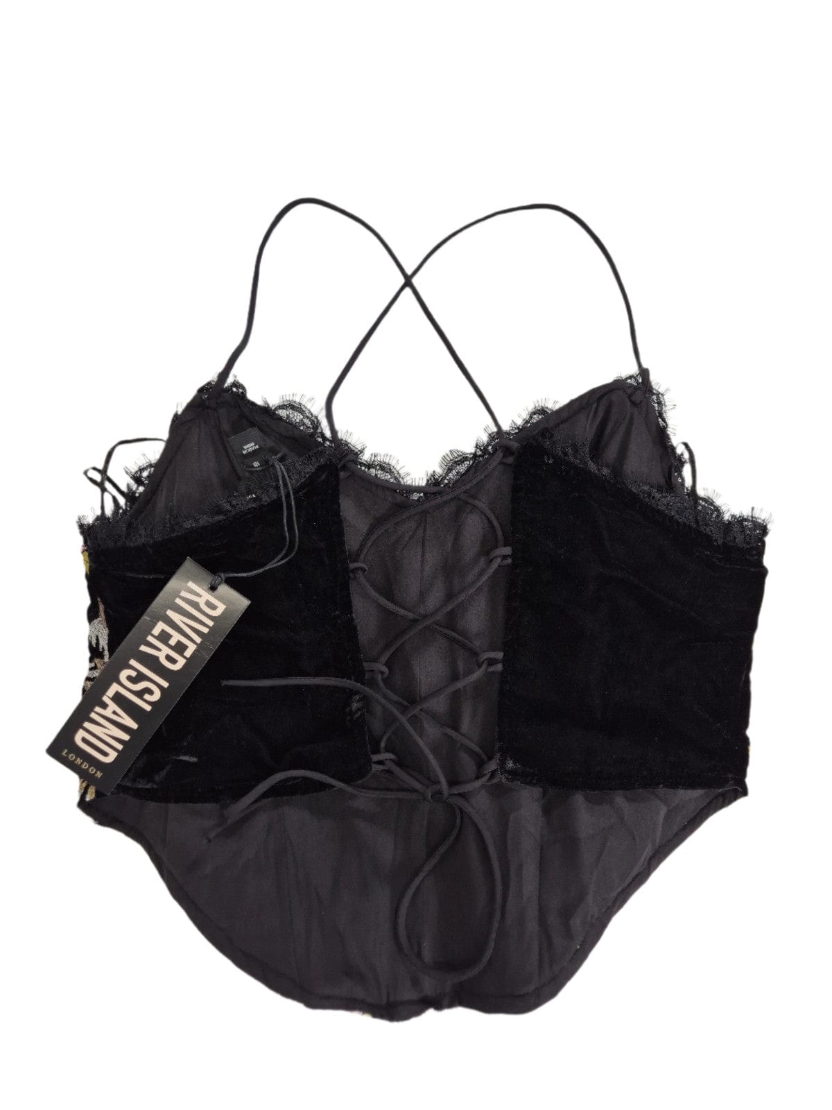 RIVER ISLAND Naiste must korsett-top