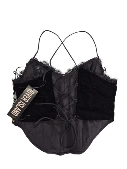 RIVER ISLAND Naiste must korsett-top