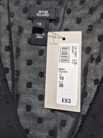 RIVER ISLAND Naiste must täppidega kleit